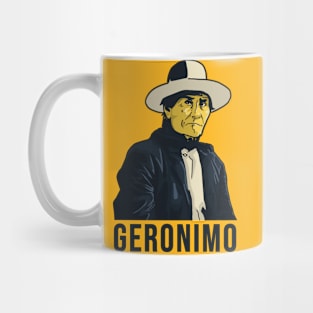 Geronimo Native American Vector Art 2 Mug